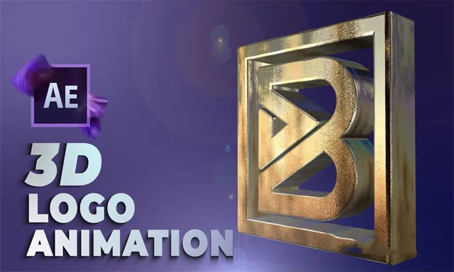 AE制作网飞Netflix标识LOGO演绎动画视频教程 2D 3D Logo Animations with Adobe After Effects