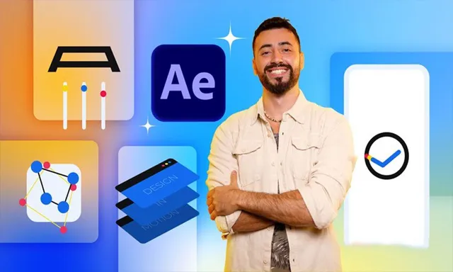 Adobe After Effects基础形状图形动画技术训练视频教程 Adobe After Effects Motion Graphics: Micro Animation