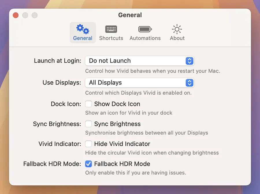Vivid v2.18.1 Mac 专业屏幕亮度调节增强工具 - 1 Vivid v2.18.1 Mac 专业屏幕亮度调节增强工具