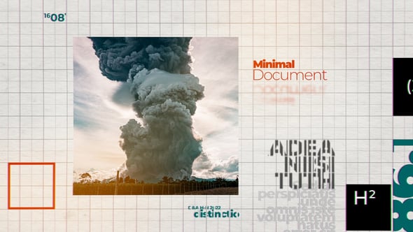 公司企业发展史戏剧电影历史纪录片电视节目预告片AE模板 Minimal Document | After Effects