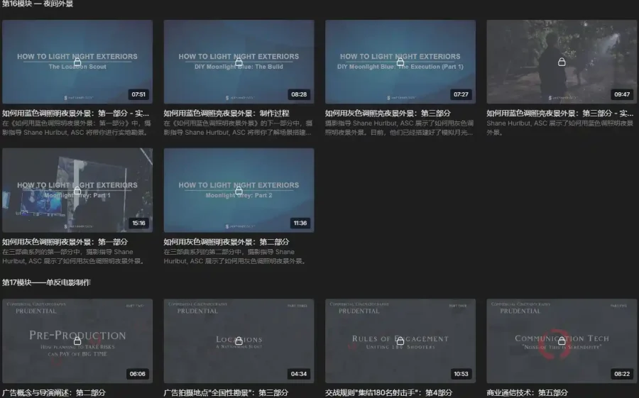 Filmmakers Academy 新手电影摄影职业发展指南大师班 中英字幕 - 15 Filmmakers Academy 新手电影摄影职业发展指南大师班 中英字幕
