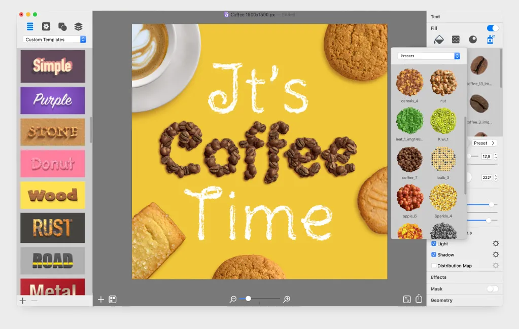 BeLight Art Text 4 v4.5.0 创意3D艺术图形文本标题徽标LOGO排版动画效果设计工具 Mac版本