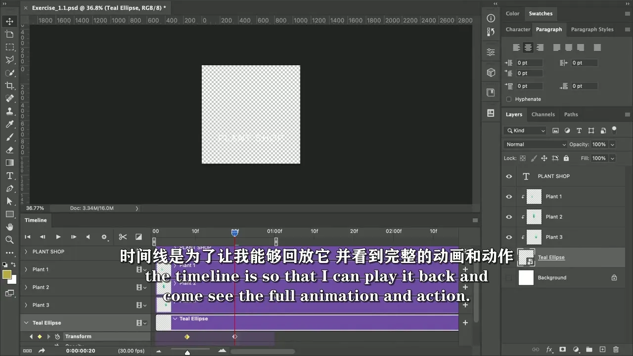 PS创建概念设计动画视频技巧视频教程 中文字幕
