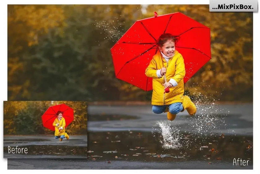 20张高清海浪浪花瀑布水花飞溅摄影后期叠加合成素材 Water Splash Photo Overlays