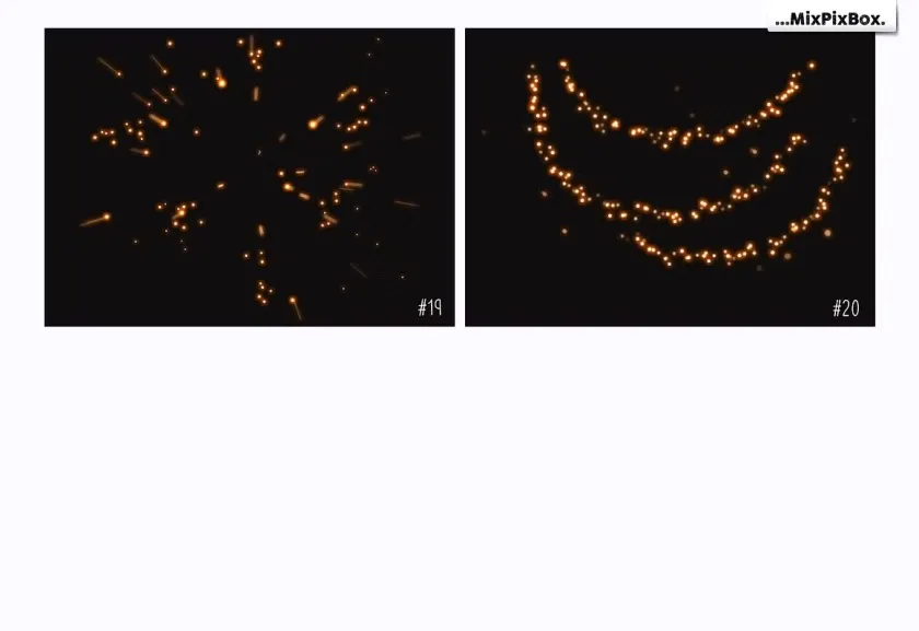 20张浪漫唯美泛光微光光斑金色萤火虫粒子光效后期合成素材 Golden Fireflies Photo Overlays