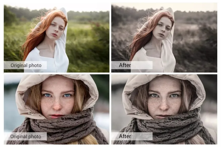 电影惊悚片人像调色Lightroom预设/PS动作和电影LUT预设 Thriller Movie Lightroom Presets