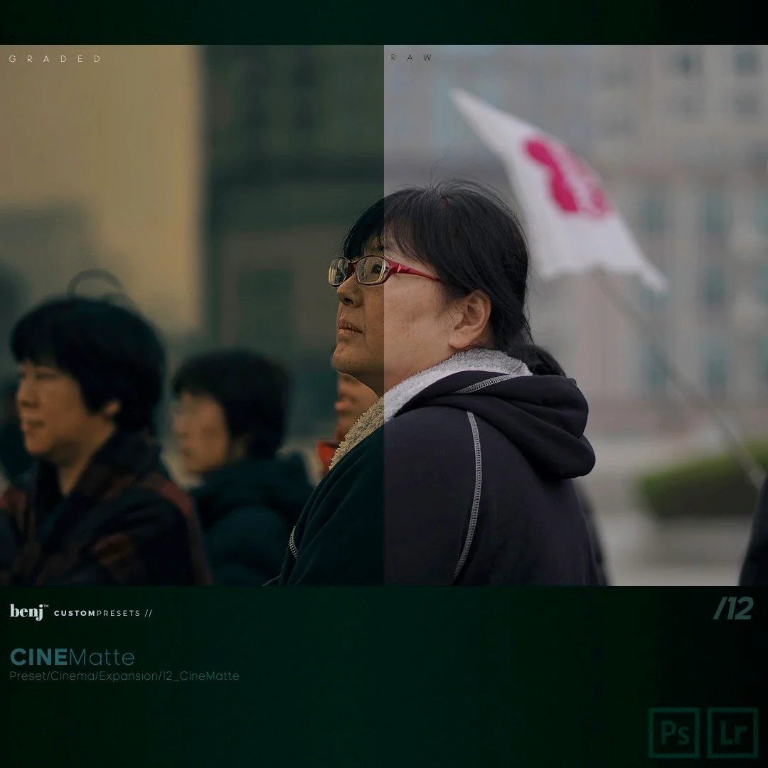 日系城市街拍暗调电影LR预设套装/APP预设 benj Presets Bundle