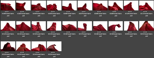 375款国外婚纱大片裙摆拖尾丝绸飘纱合成PSD合成素材 Frievalt Flying Fabric Overlays