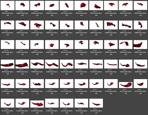 375款国外婚纱大片裙摆拖尾丝绸飘纱合成PSD合成素材 Frievalt Flying Fabric Overlays