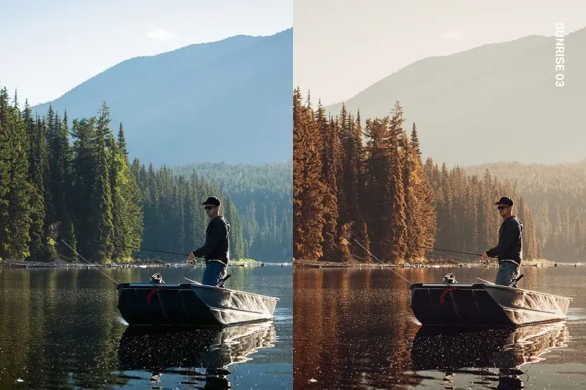 旅行钓鱼休闲生活摄影调色Lightroom预设及视频调色LUT预设 Fishing Lightroom Presets and LUTs