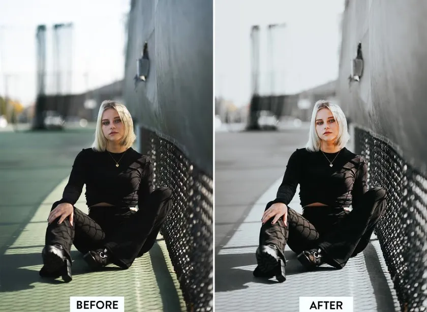 黑暗情绪胶片人像Lightroom预设与移动LR预设 10 Film Noir Lightroom Presets