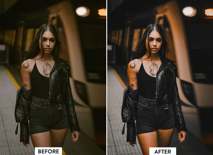 黑暗情绪胶片人像Lightroom预设与移动LR预设 10 Film Noir Lightroom Presets
