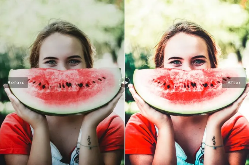 可爱而美丽夏季色调Lightroom预设与移动LR预设 Fruit Crush Lightroom Presets