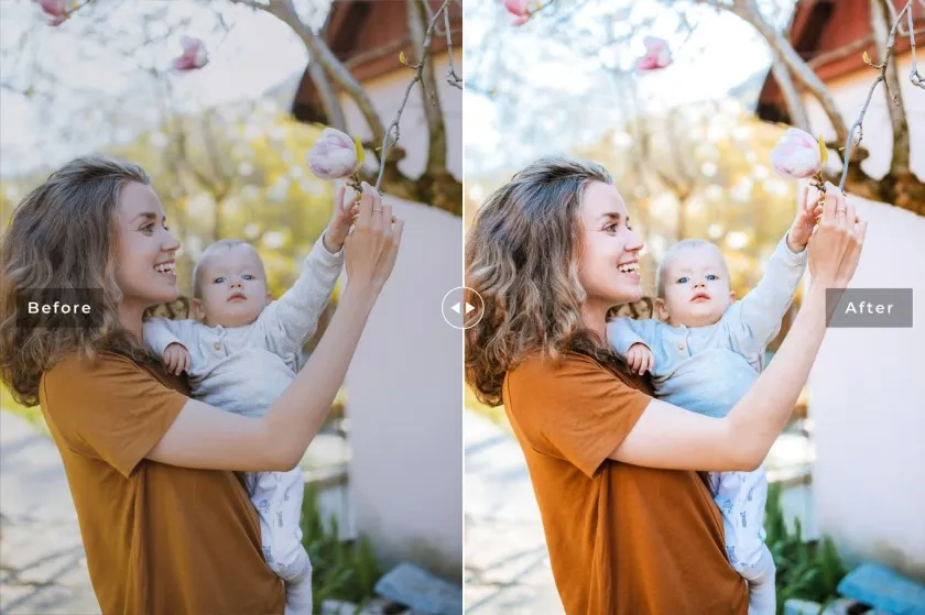 宝妈亲子家庭人像后期Lightroom预设与移动版LR预设 Mommy Blog Lightroom Presets