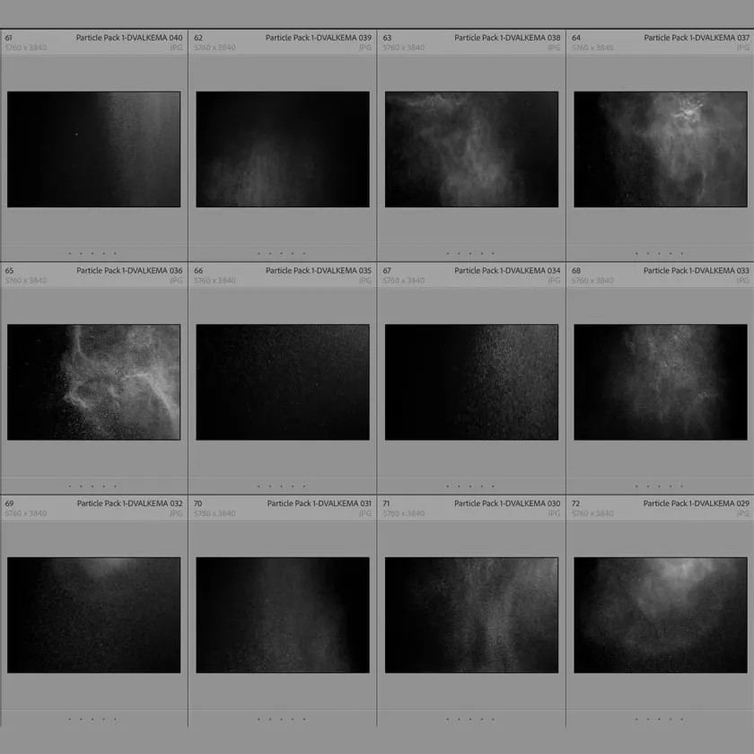 100种摄影后期修图合成独特的粒子砂砾特效叠加素材包 PROEDU – Particle Pack Overlays