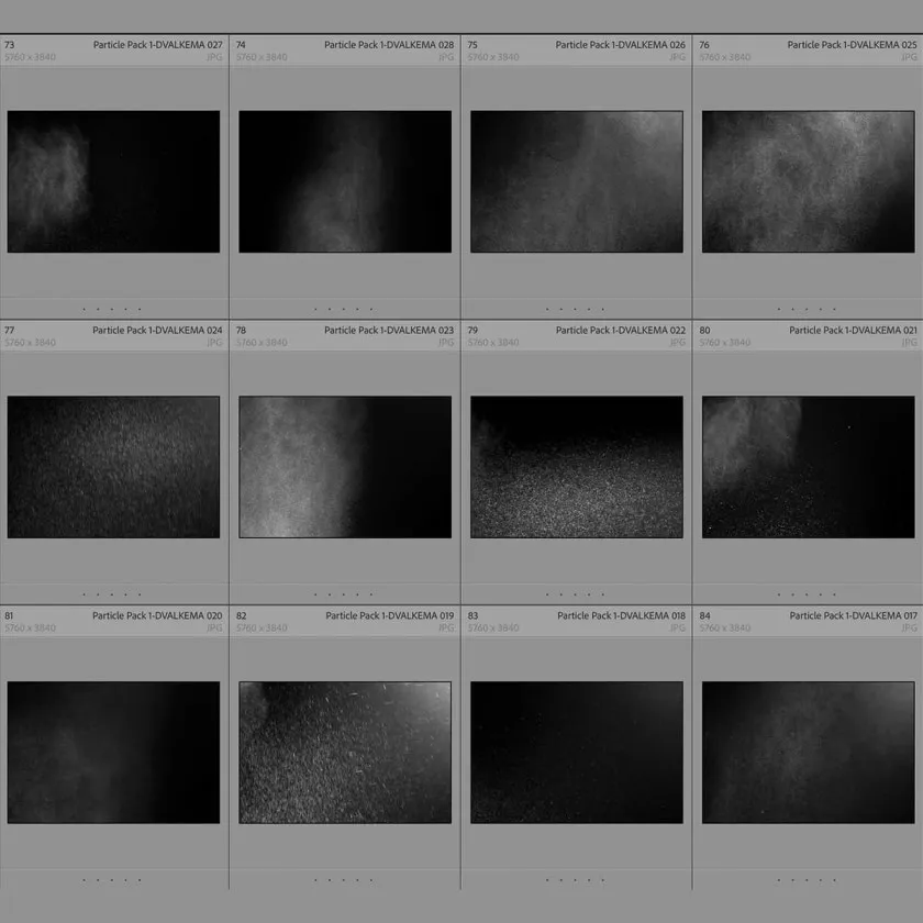 100种摄影后期修图合成独特的粒子砂砾特效叠加素材包 PROEDU – Particle Pack Overlays