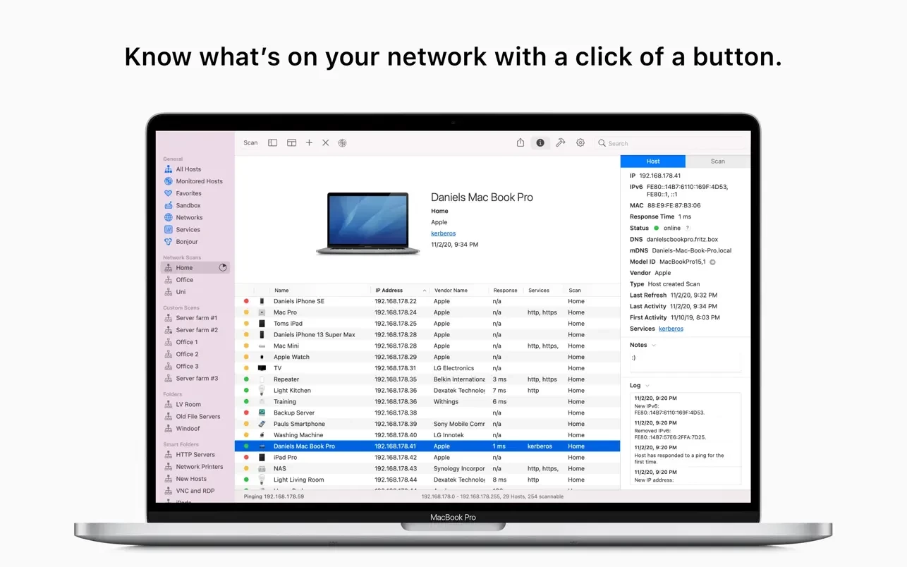 Network Radar v3.1.1 破解版 Mac网络扫描和管理工具