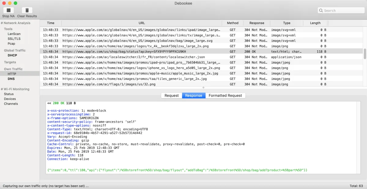 Debookee v8.2.0 激活版 Mac网络数据抓包及分析工具