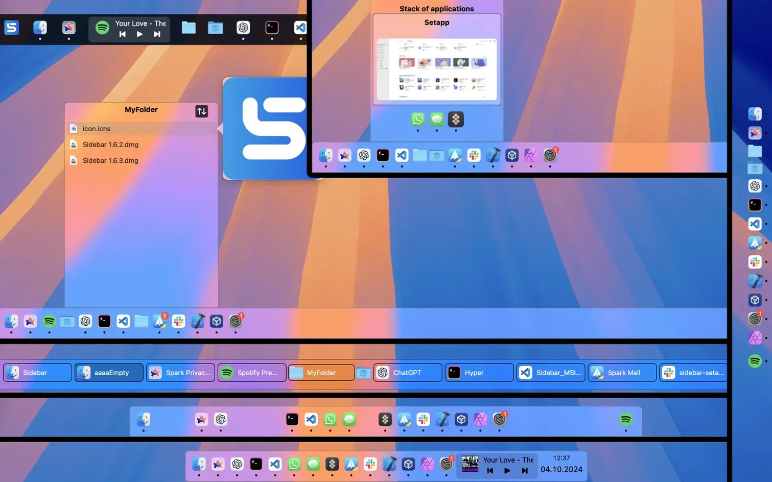 Sidebar v1.8.4 破解版 Mac侧边栏笔记管理