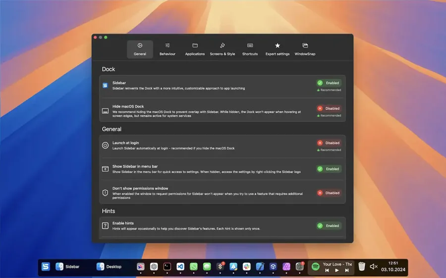 Sidebar v1.8.4 破解版 Mac侧边栏笔记管理