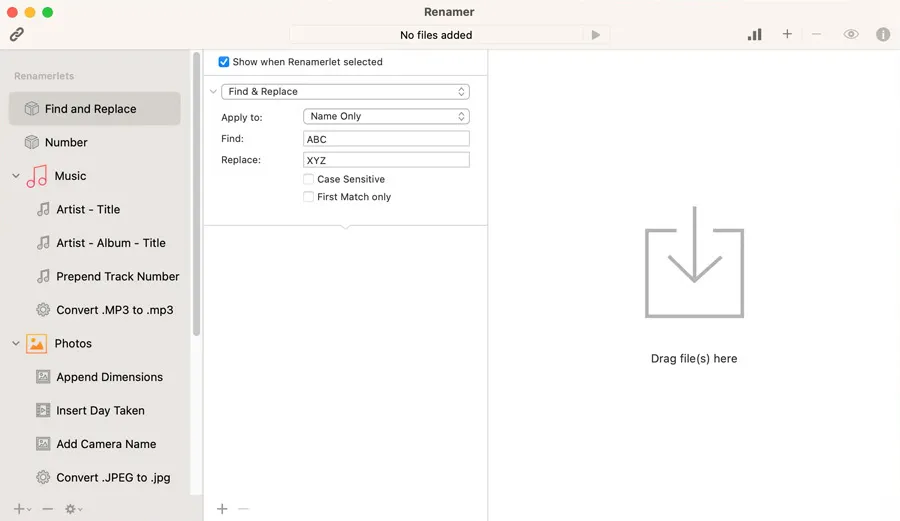 Renamer v7.0.20 破解版 Mac文件批量重命名工具