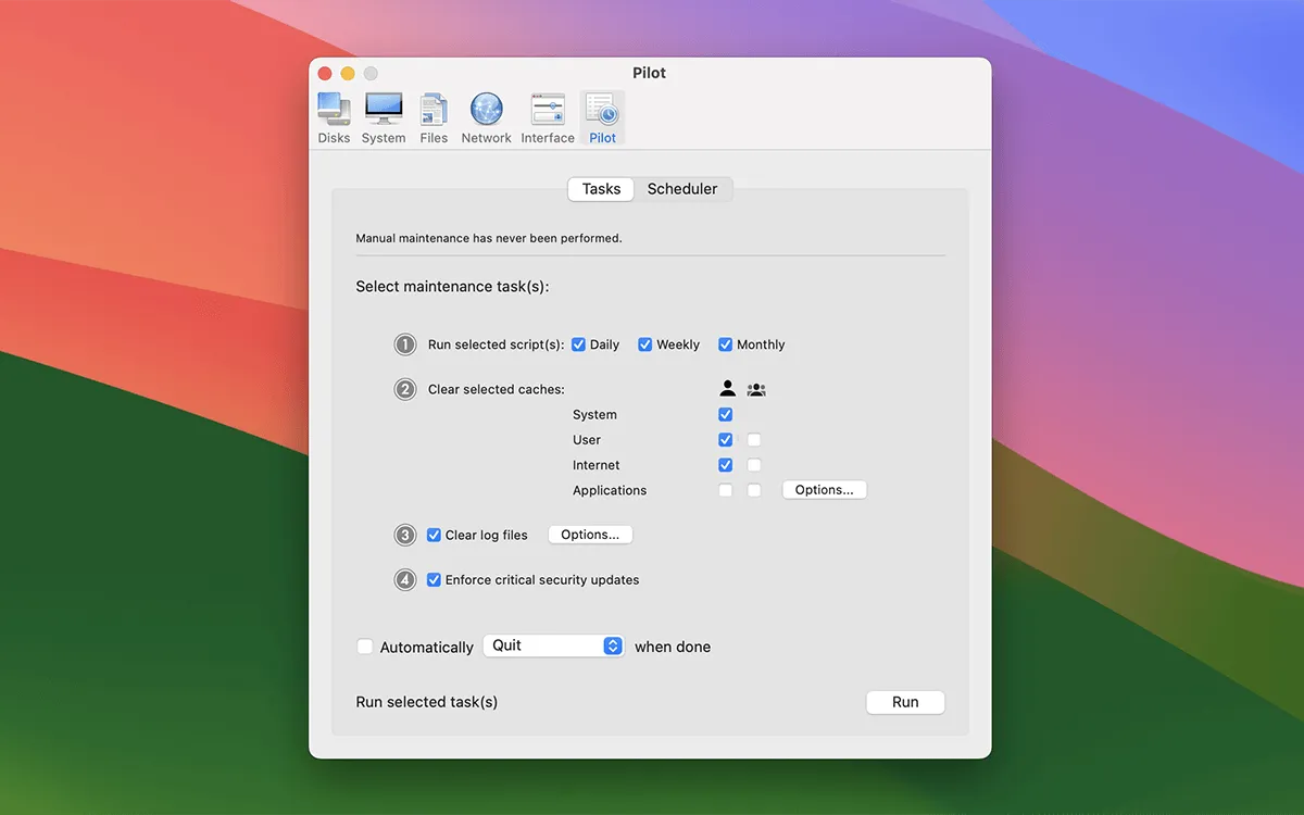 Cocktail Sequoia Edition v18.6 破解版 Mac系统优化修复清理工具