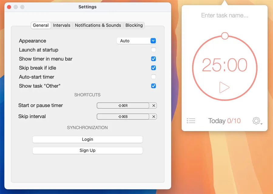 Be Focused Pro v2.5.0 激活版 Mac工作学习计时效率提升软件 任务时间小工具