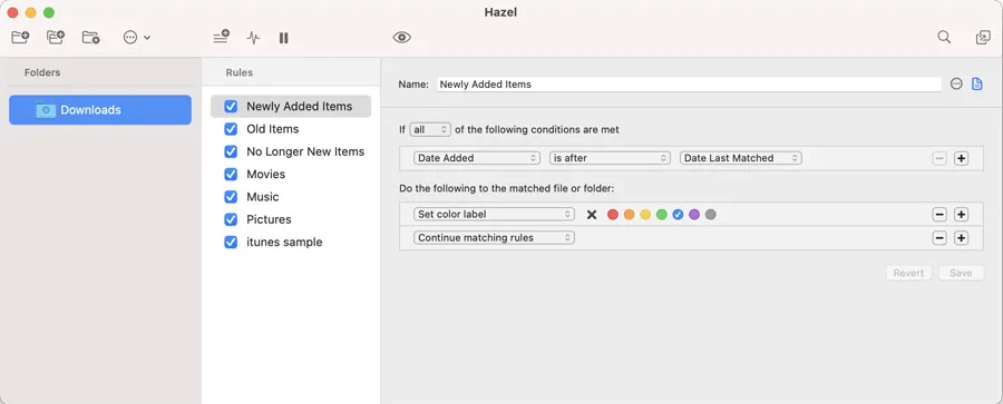 Hazel v6.0.4 (2511) 激活版 Mac自动化文件清理工具