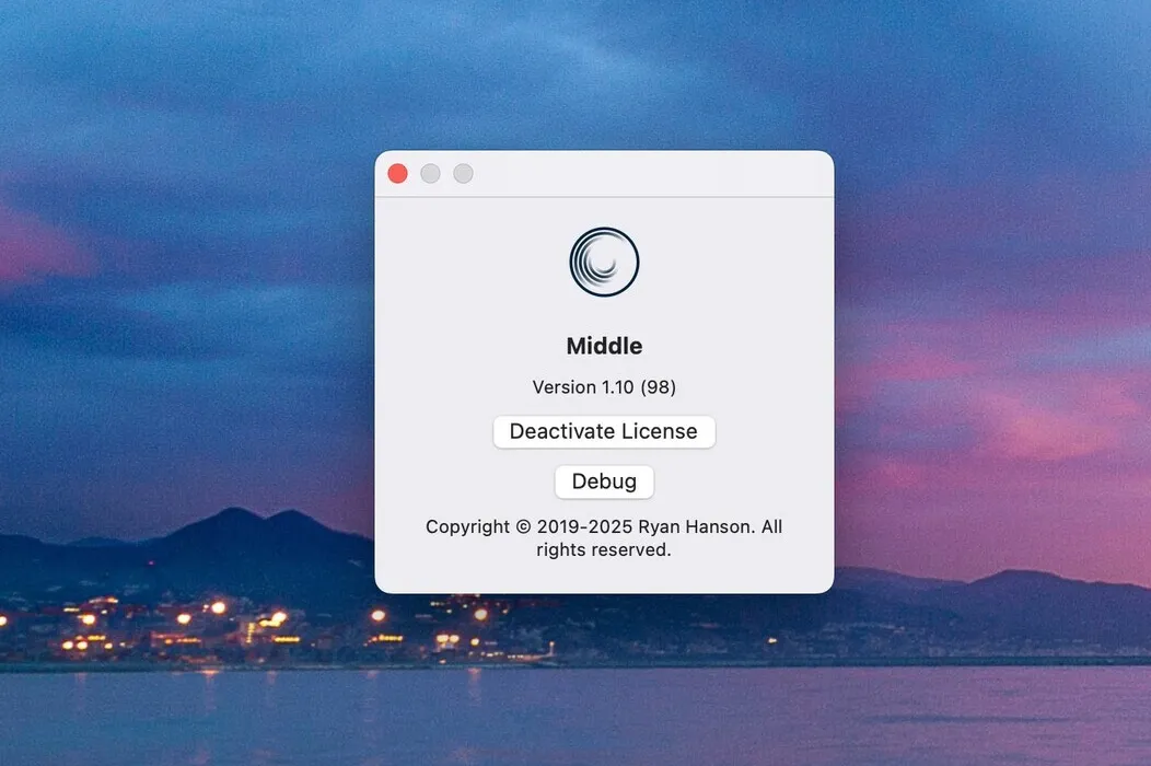 Middle v1.10 激活版 Mac触控板和鼠标增强工具